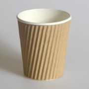 Brown Ripple Coffee Cups 12oz (Pack of 25)